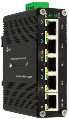 Industrial 5 Ports Gigabit Passive PoE Switch